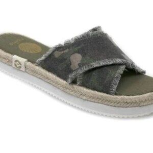 KAMALA by Nalho DARK CAMO Slide sandals 7